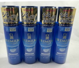 【×4本セット送料込】ロート製薬 肌ラボ 白潤プレミアム 薬用 浸透美白化粧水 しっとり 170ml シミの元に！美容液級のケア。 化粧水 ローション ヒアルロン酸 4987241168491