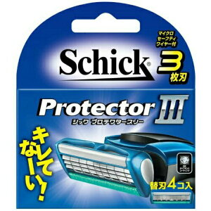 【配送おまかせ送料込】シック プロテクタースリー 替刃 ( 4コ入 ) 1個