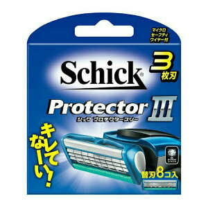 【配送おまかせ送料込】シック プロテクタースリー 替刃 ( 8コ入 ) 1個