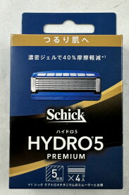 【メール便送料込】シック Schick ハイドロ5 プレミアム つるり肌へ 替刃 (4コ入)