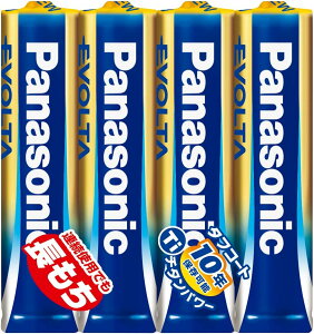 Panasonic EVOLTA 単4形乾電池 4本パック LR03EJ 4SE ( パナソニック エボルタ乾電池 )(4984824811454 )