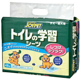 【送料無料】アース・ペット ジョイペット トイレの学習シーツ レギュラー(48枚入)