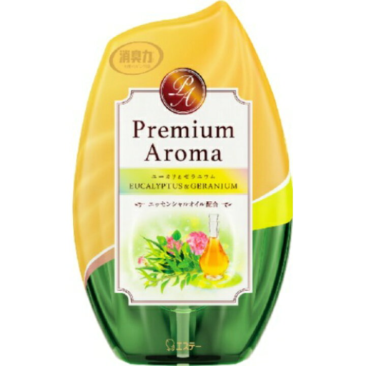 楽天市場】エステー お部屋の消臭力 Premium Aroma プレミアムアロマ 消臭芳香剤 玄関 寝室 部屋用 ユーカリ&ゼラニウム 400mL : ケンコウlife 楽天市場】エステー お部屋の消臭力 Premium Aroma プレミアムアロマ 消臭芳香剤 玄関 寝室 部屋用 ユーカリ&ゼラニウム 400mL : ケンコウlife