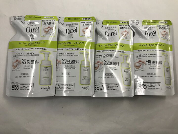 楽天市場】【×4袋セットメール便送料込】花王 キュレル 皮脂トラブルケア 泡洗顔料 つめかえ用 130ml 洗顔ムース 医薬部外品(4901301289865) : ケンコウlife 楽天市場】【×4袋セットメール便送料込】花王 キュレル 皮脂トラブルケア 泡洗顔料 つめかえ用 130ml 洗顔ムース 医薬部外品(4901301289865) : ケンコウlife