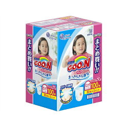 【送料無料】大王製紙グ~ンパンツまっさらさら通気B50枚女の子×2