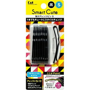HC3318 SC 強力アレンジピン S (黒) ヘアピン (4901601282115)