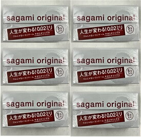 【×6箱　メール便送料込】相模ゴム工業 サガミオリジナル 002 5個入　さらに「うすく」「やわらかく」ポリウレタン素材の製品 コンドーム・スキン・避妊具・出産計画(4974234619207)