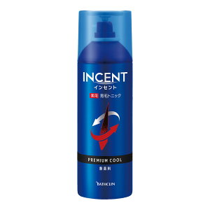 バスクリン INCENT インセント 薬用 育毛トニック 無香料 プレミアムクール 260G