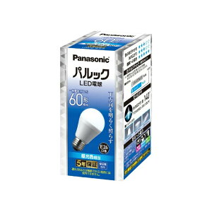 【送料込・まとめ買い×10個セット】パナソニック LDA7DHS6 パルック LED 電球 一般電球下方向タイプ 昼光色相当 60形相当 E26口金