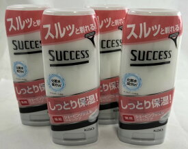 【×4個 配送おまかせ】花王 サクセス 薬用シェービングジェル スキンケアタイプ 180g シェービングジェル 医薬部外品(4901301043344)