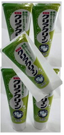 【×5個 配送おまかせ】花王 薬用ハミガキ クリアクリーン ナチュラルミント 120g フッ素配合・むし歯の発生と進行を防ぐ歯磨き粉 (4901301386182 )
