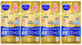 【×4本セット送料込】ロート製薬 スキンアクア スーパーモイスチャー エッセンス ゴールド 80g