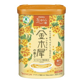 バスクリン 花ゆらら キンモクセイ 金木犀の香り 600g 薬用入浴剤