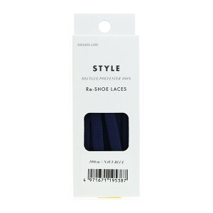�y�������E�܂Ƃߔ���×10�Z�b�g�z�R�����u�X SNEAKER CARE Re-SHOE LACES 100�Z���` �l�C�r�[�u���[ 1���� 2�{���� �C�Ђ�