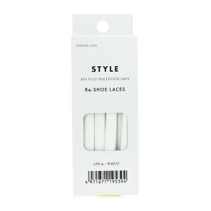 �y�������E�܂Ƃߔ���×4�Z�b�g�z�R�����u�X SNEAKER CARE Re-SHOE LACES 120�Z���` �z���C�g 1���� 2�{���� �C�Ђ�