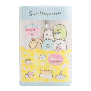 【送料込・まとめ買い×8個セット】泉製紙 すみっコぐらし ダブル 40m×6ロール入 香り付き トイレットロール