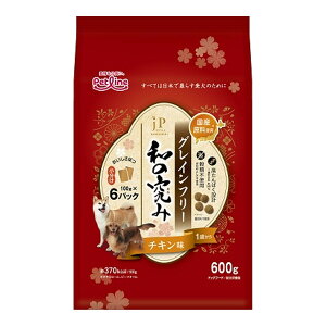 【送料込・まとめ買い×4個セット】ペットライン JPスタイル 和の究み 小粒 グレインフリー チキン味 1歳から 600g