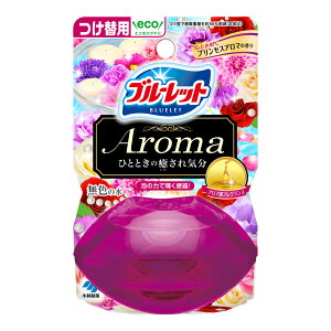【送料込・まとめ買い×6個セット】小林製薬 液体ブルーレット おくだけ アロマ つけ替用 心ときめくプリンセスアロマの香り 70ml
