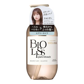 コーセーコスメポート SALON STYLE BIOLISS ビオリス ピュアレタッチ ぺたふぅわ シャンプー 480ml 本体 エアリータイプ