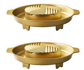 【×2個セット送料込】イワタニ Iwatani 岩谷 よくばり鍋 CB-A-YBN 　調理器具　焼肉と鍋を同時に楽しめる(4901140898341)