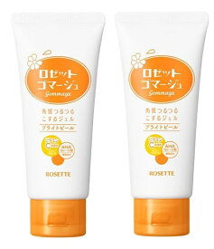 【×2本セット送料込】ロゼット ゴマージュ ブライトピール 120g　ザラつき・ごわつき・くすみ 透明感のある肌へ ピーリング(4901696542255)
