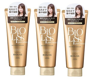 �y×3�{�Z�b�g�������z�R�[�Z�[�R�X���|�[�g SALON STYLE BIOLISS �r�I���X �s���A���^�b�` �f�B�[�v���y�A �w�A�}�X�N 200g 1�{���R�̗͂Ŕ������^�b�`�I�Z��×�ې��Ŗѐ�܂ŏW���P�A����Z����