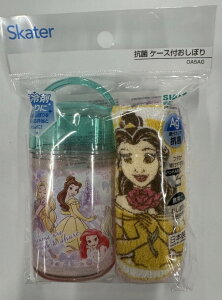 【送料込・まとめ買い×4個セット】スケーター OA5AG 抗菌ケース付 おしぼりセット プリンセス 25年