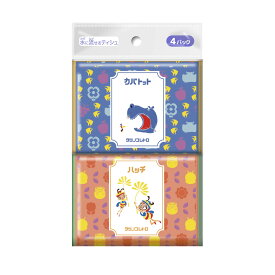 【送料込・まとめ買い×240個セット】ダイレイ タツノコレトロ 4パック ※柄は選べません ポケットティッシュ