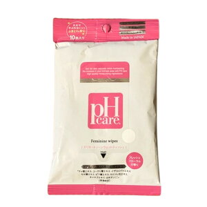 【配送おまかせ】PHジャパン PHcare デリーケートゾーン ウエットシート フレッシュフローラルの香り 10枚入 1個