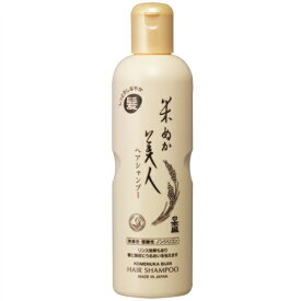 【送料無料・まとめ買い4個セット】日本盛 米ぬか美人 ヘアシャンプー 335ml 無着色 弱酸性