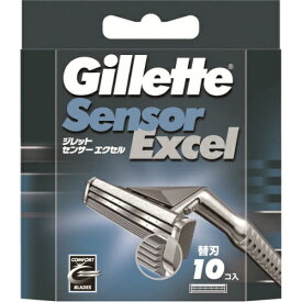 P&G Gillette ジレット センサー エクセル専用 替刃 10個入 (カミソリ 替え刃 髭剃り)