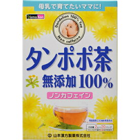 【送料無料・まとめ買い×10個セット】山本漢方製薬 たんぽぽ茶 無添加100% 2g×20包