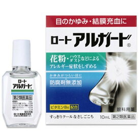 【メール便送料込】【第2類医薬品】 ロート アルガード 10ml ハード・O2レンズ装用中にも使用できます 目の薬　目薬(4987241100187)【アイケア厳選品】 ※セルフメディケーション税制対象