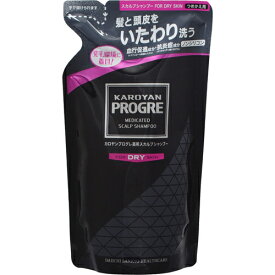 【送料込・まとめ買い×6個セット】【第一三共ヘルスケア】カロヤンプログレ 薬用スカルプシャンプーDRY つめかえ用 240ml