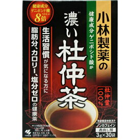 【送料込・まとめ買い×10個セット】小林製薬 濃い杜仲茶 3g×30袋