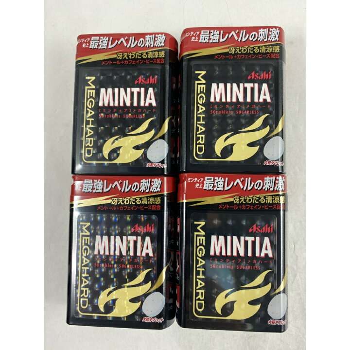 楽天市場 4個セット送料込 アサヒ ミンティア メガハード 50粒 眠気スッキリ 大粒タブレット ケンコウlife