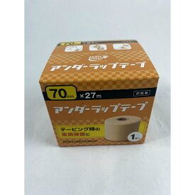 【送料込・まとめ買い×4個セット】ZERO アンダーラップテープ 70mm×27m 1巻入 厚みは18.5μmの扱いやすい薄さを採用　皮膚保護を目的とした非粘着テープのテーピング(4955574835113)