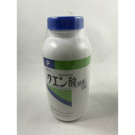 【健栄製薬】ケンエー クエン酸(結晶)P 500gクエン酸(結晶)を99.5%以上含む食品添加物・食用・お掃除にも使えます。
