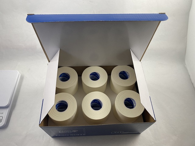 格安販売のZERO ホワイトテープ 非伸縮タイプ 50mm×13.75M 12巻入(4955574834345) スポーツケア用品 