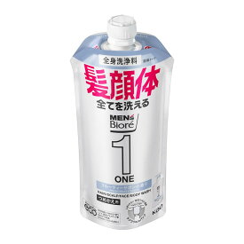 花王 メンズビオレ ONE オールインワン全身洗浄料 フルーティーサボンの香り つめかえ用 340ml