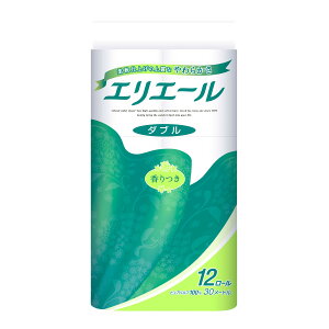 【送料込・まとめ買い×6個セット】エリエール トイレットティシュー ダブル 香りつき 12ロール
