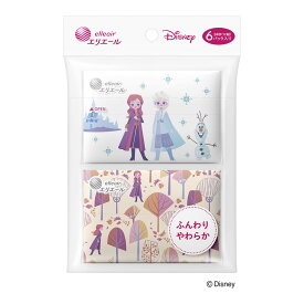 【送料込・まとめ買い×24個セット】大王製紙 エリエール ディズニーデザイン 流せるポケットティッシュ 6P キッズ ※画像はイメージです
