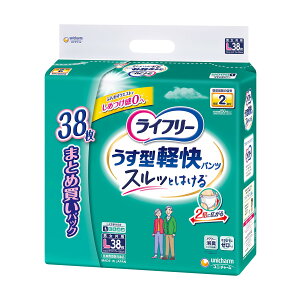 ユニ・チャーム ライフリー うす型 軽快パンツ L 38枚入