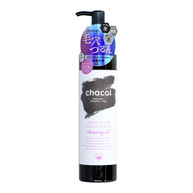 【送料込・まとめ買い×4個セット】熊野油脂 chacol チャコール 炭 & 酵素 クレンジングオイル 200ml