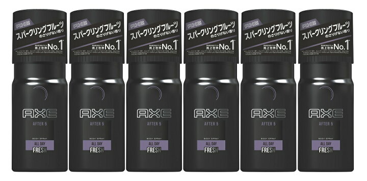 商品 アックス フレグランスボディスプレー クリック スパイシーシトラスの香り 6本 AXE フレグランスボディスプレー クリック