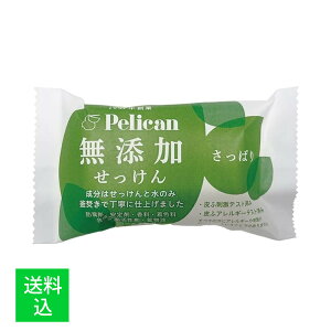 【メール便送料込】ペリカン石鹸 ペリカン 無添加せっけん さっぱり 100g 1個