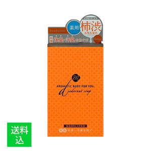 【メール便送料込】ペリカン石鹸 薬用 デオドラント アロマティックソープ 柿渋エキス配合 100g 1個