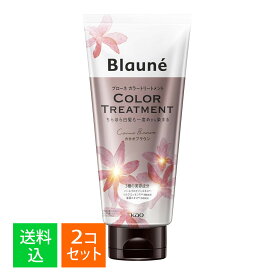 【×2個セット 送料込】花王 ブローネ カラートリートメント カカオブラウン 180g ヘアカラー