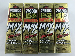 【×4本セット送料込】井藤漢方製薬 マカ6600極感MEGA MAX 50ml 4987645497296