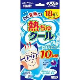 【店長のイチオシ】【夏バテ防止・熱中対策】東光 熱ちゅクール 大人用 18枚
